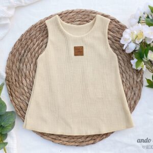 Vestido Panal Vainilla