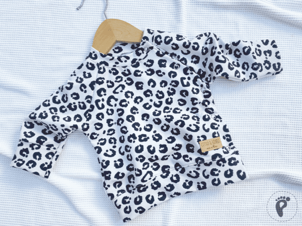Buzo Batita Leopardo Beige