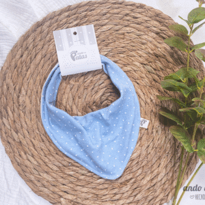 Bandana Puntille Celeste