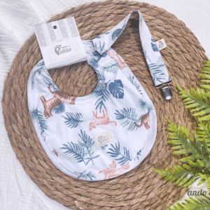 Set Jaguar - Babero + portachupete