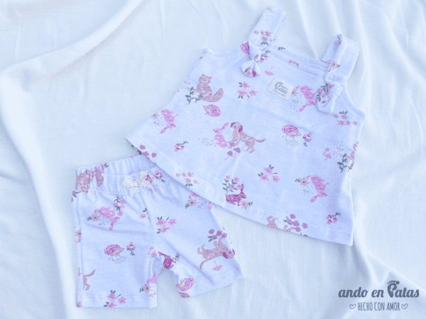 Set Musculosa y Biker Fungi
