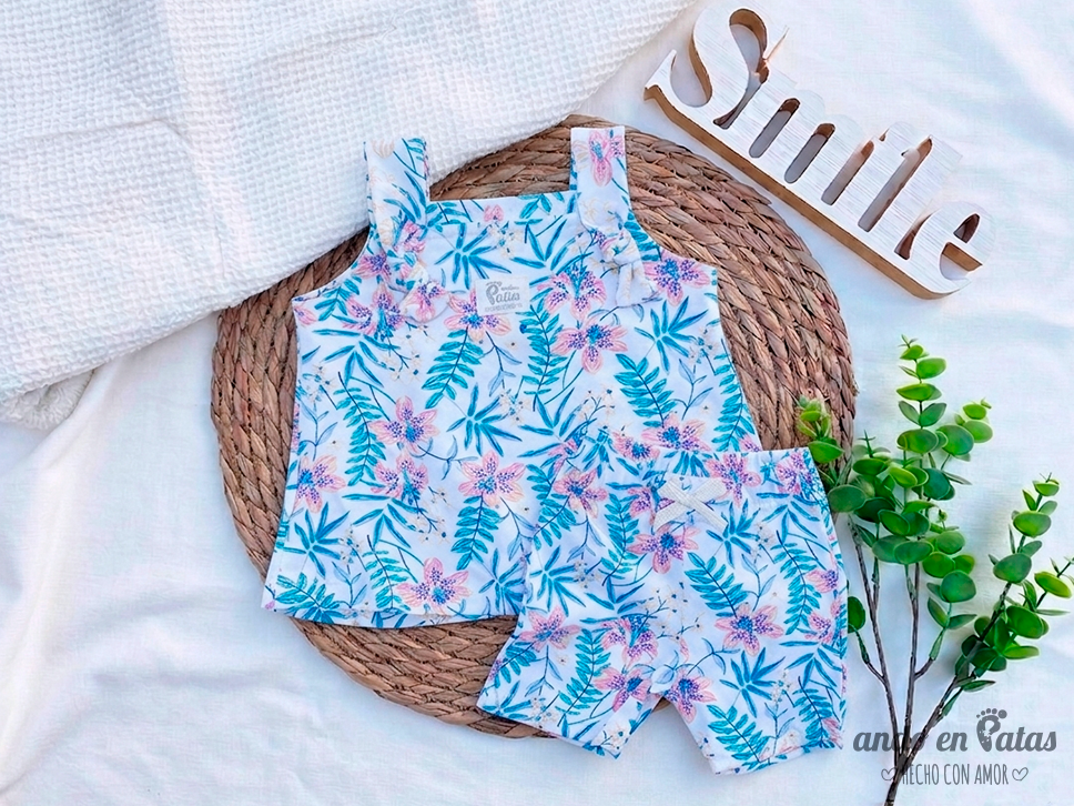 Set Musculosa y Biker Iris