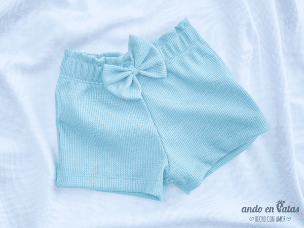 Short Momi Menta Glitter