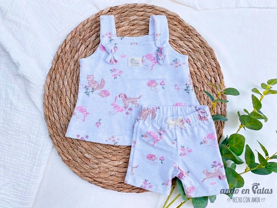 Set Musculosa y Biker Fungi