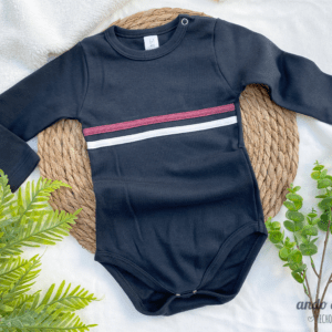 Body o Remera Combinada Negro
