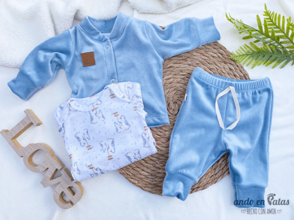 Conjunto Mao Plush Cielo - Imagen 4