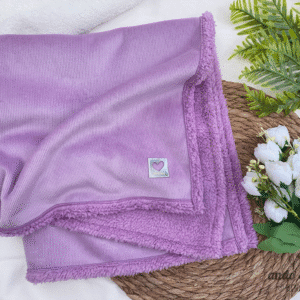 Manta Corderito Orquídea