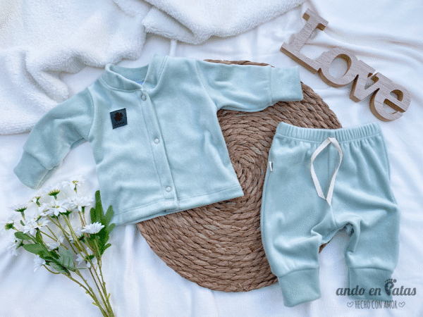 Conjunto Mao Plush Menta