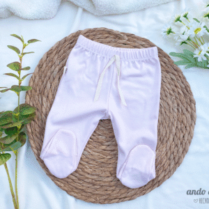 Medio Osito Algodón Rosa Bebé