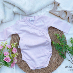 Batita Body Pima Rosa Bebé