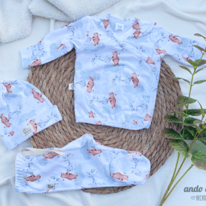 Ajuar 3 Piezas Osa Jardinera