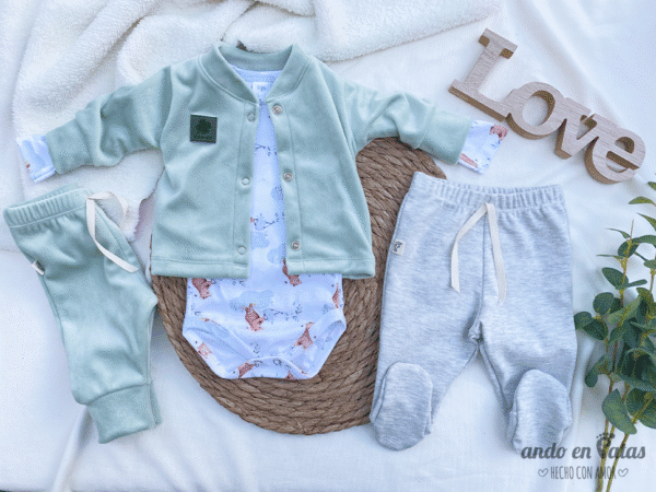 Conjunto Mao Plush Menta - Imagen 4
