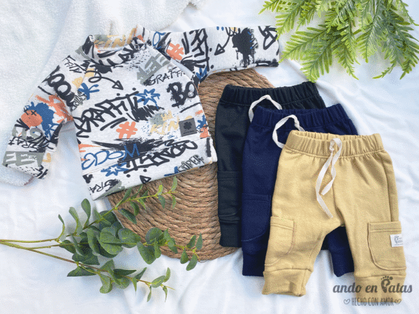 Jogger Cargo Mostaza - Imagen 3