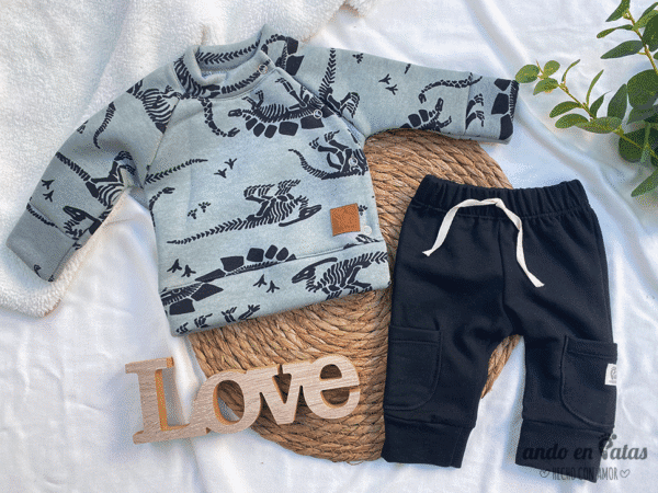Jogger Cargo Negro - Imagen 3