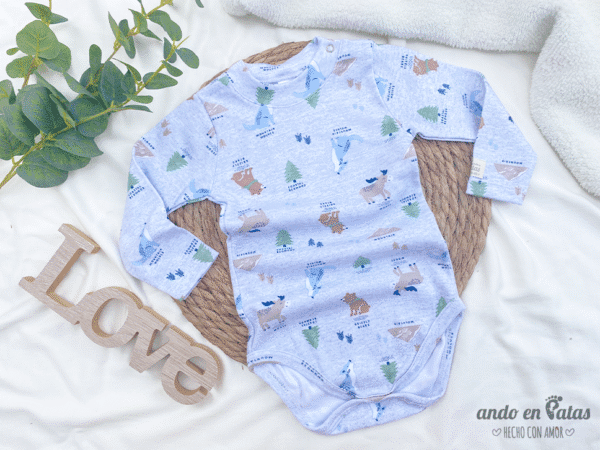 Body Semi Polera Wolf
