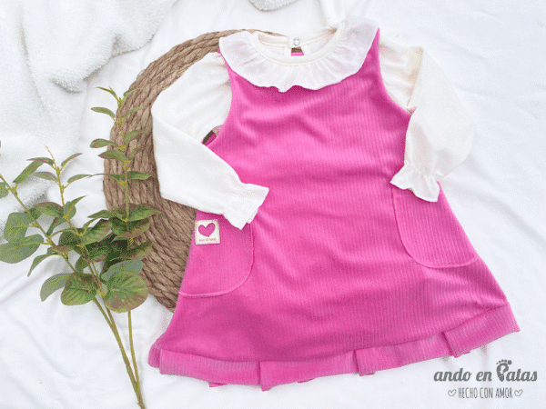 Conjunto Jumper Fucsia + Body Valentina