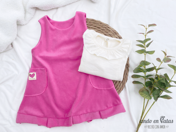 Conjunto Jumper Fucsia + Body Valentina - Imagen 2