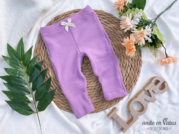 Leggin Chenille Orquídea