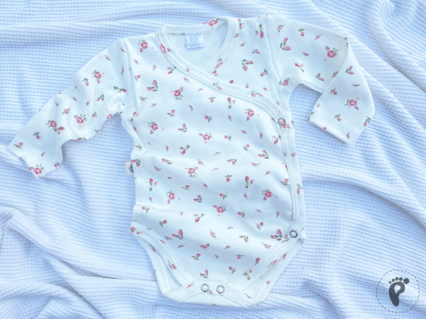 Batita Body Rococó Guinda