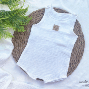 Romper Baby Cotton Blanco