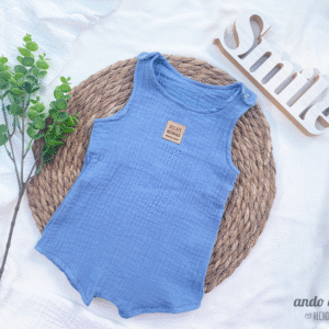 Romper Baby Cotton Índigo