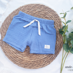 Short Baby Cotton Índigo