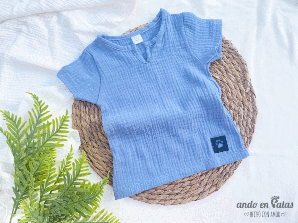 Remera Amancio Baby Cotton Índigo