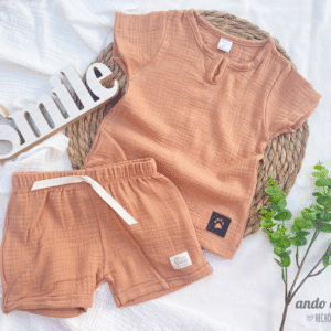 Set Baby Cotton Cookie - Remera Bruno + Short