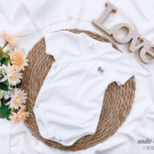 Batita Body Manga Corta Natural