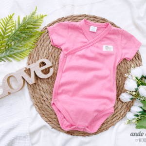 Batita Body Manga Corta Chicle