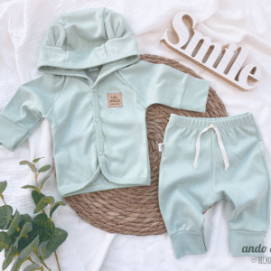 Conjunto Orejitas Menta