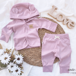 Conjunto Orejitas Ciruela