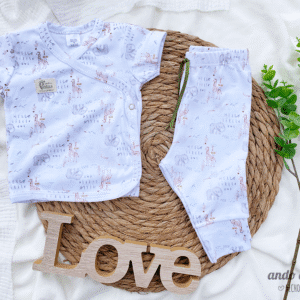 Hello Little - Batita Manga corta y Ranita