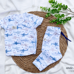 Shark - Batita Manga corta y Ranita