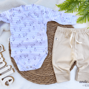 Pingüino - Batita Body y Ranita