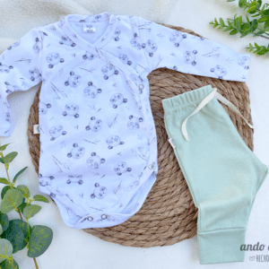 Panda Bamboo - Batita Body y Ranita