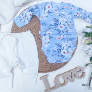 Orquídea Azulada- Batita Body y Ranita