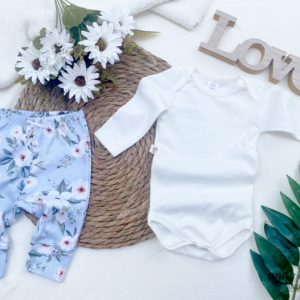 Orquídea Azulada - Body americano + Ranita