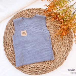 Chaleco Texturado Gris