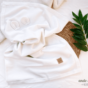 Manta Orejitas Texturado Natural