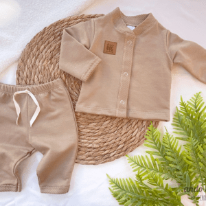 Conjunto Mao Texturado Nuez