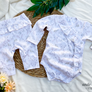 Alba - Batita Body volado + Ranita volado