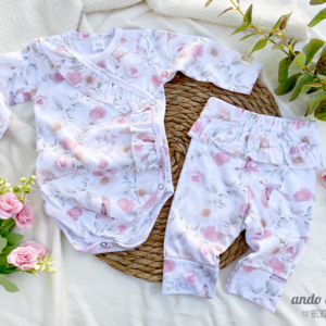 Paloma - Batita Body volado + Ranita volado
