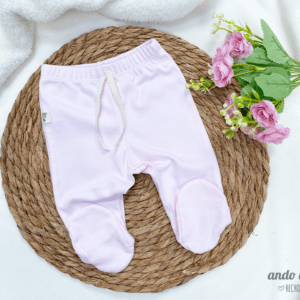 Medio Osito Rosa Bebé