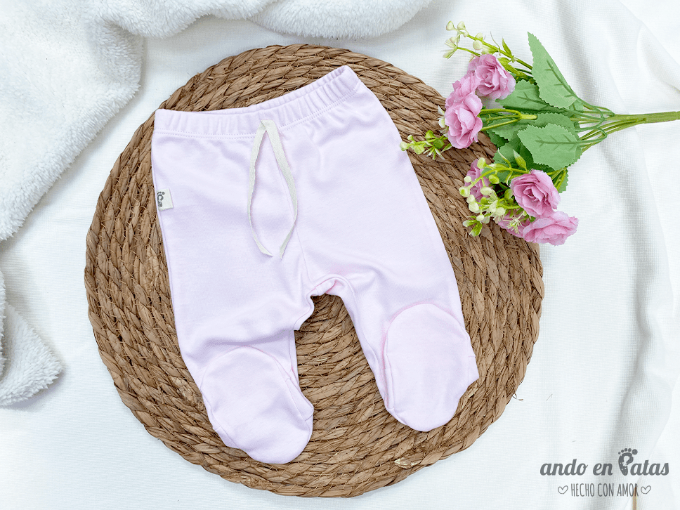 Medio Osito Rosa Bebé