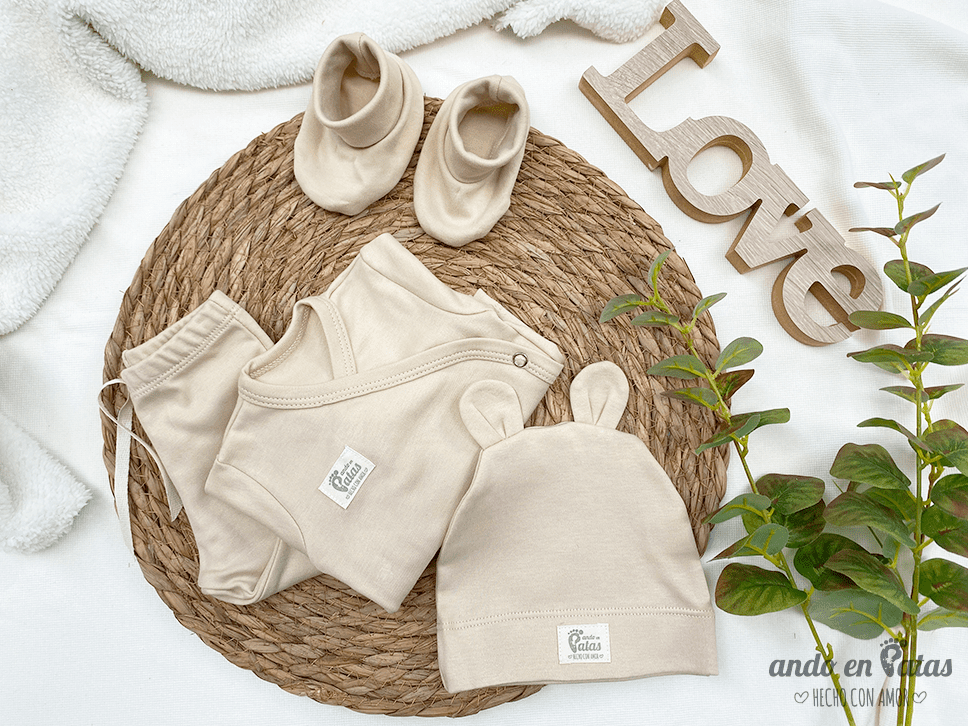 Set Nacimiento 4 Piezas - Latte - Imagen 2