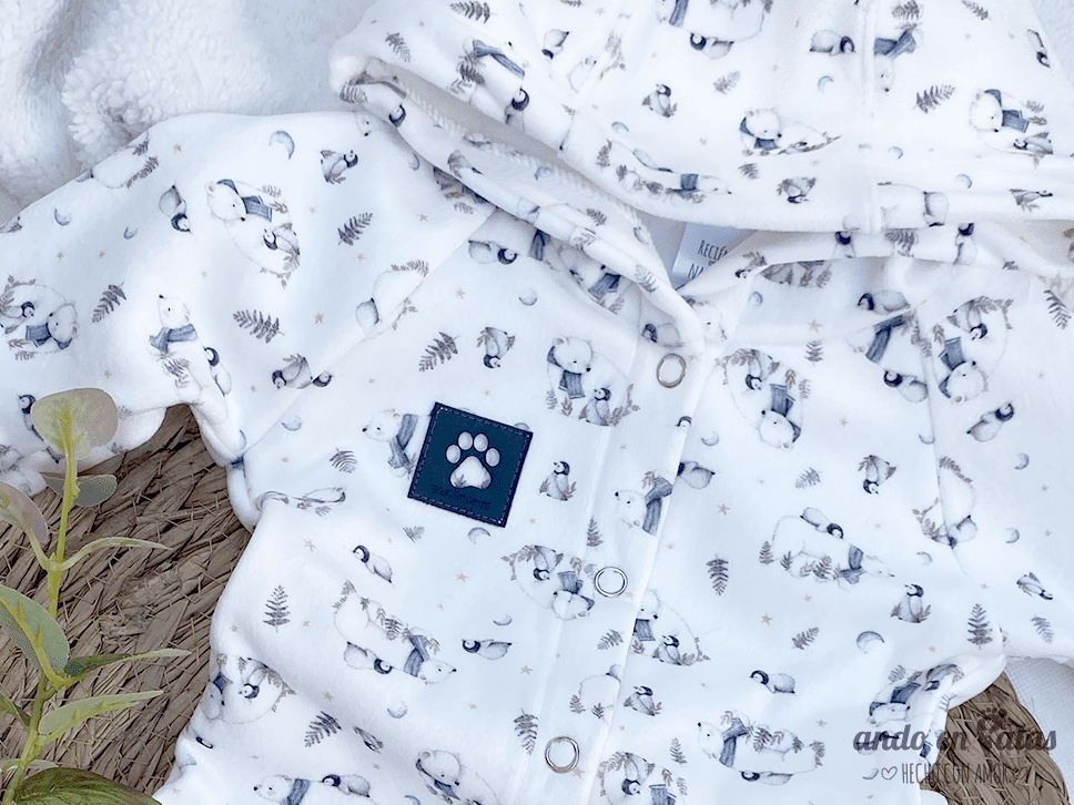 Mameluco Plush Oso Polar - Imagen 2