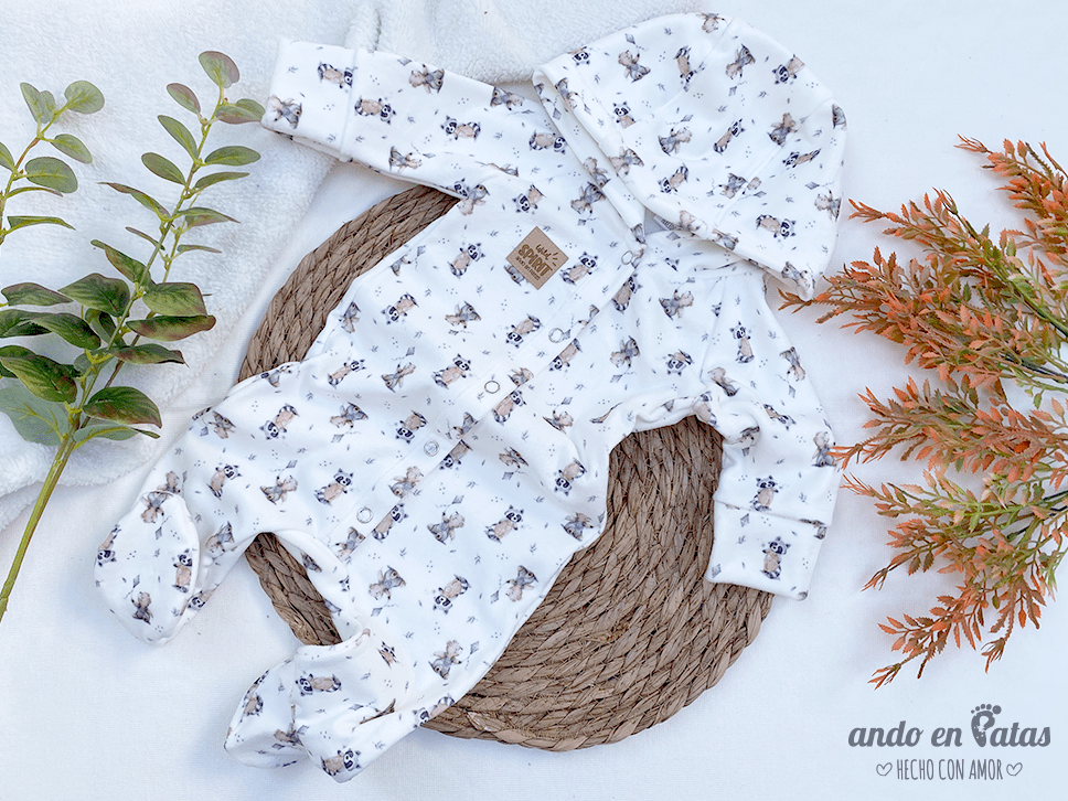 Mameluco Plush Mapache