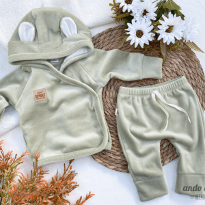 Conjunto Ushuaia Plush Pistacho