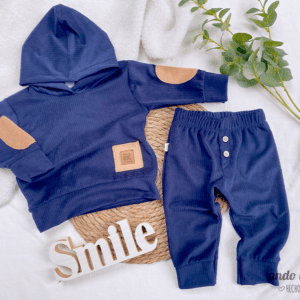 Conjunto Plush Bastonado Marino